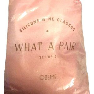 Odeme What A Pair set of 2 wine glasses